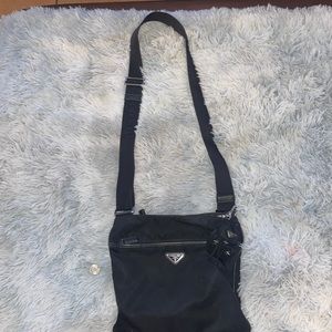 Cross body Prada bag - black nylon